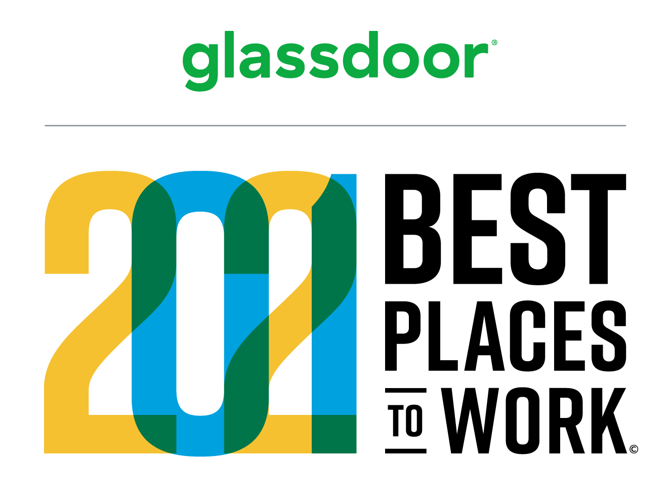 2021 Best Place to Work by Glassdoor